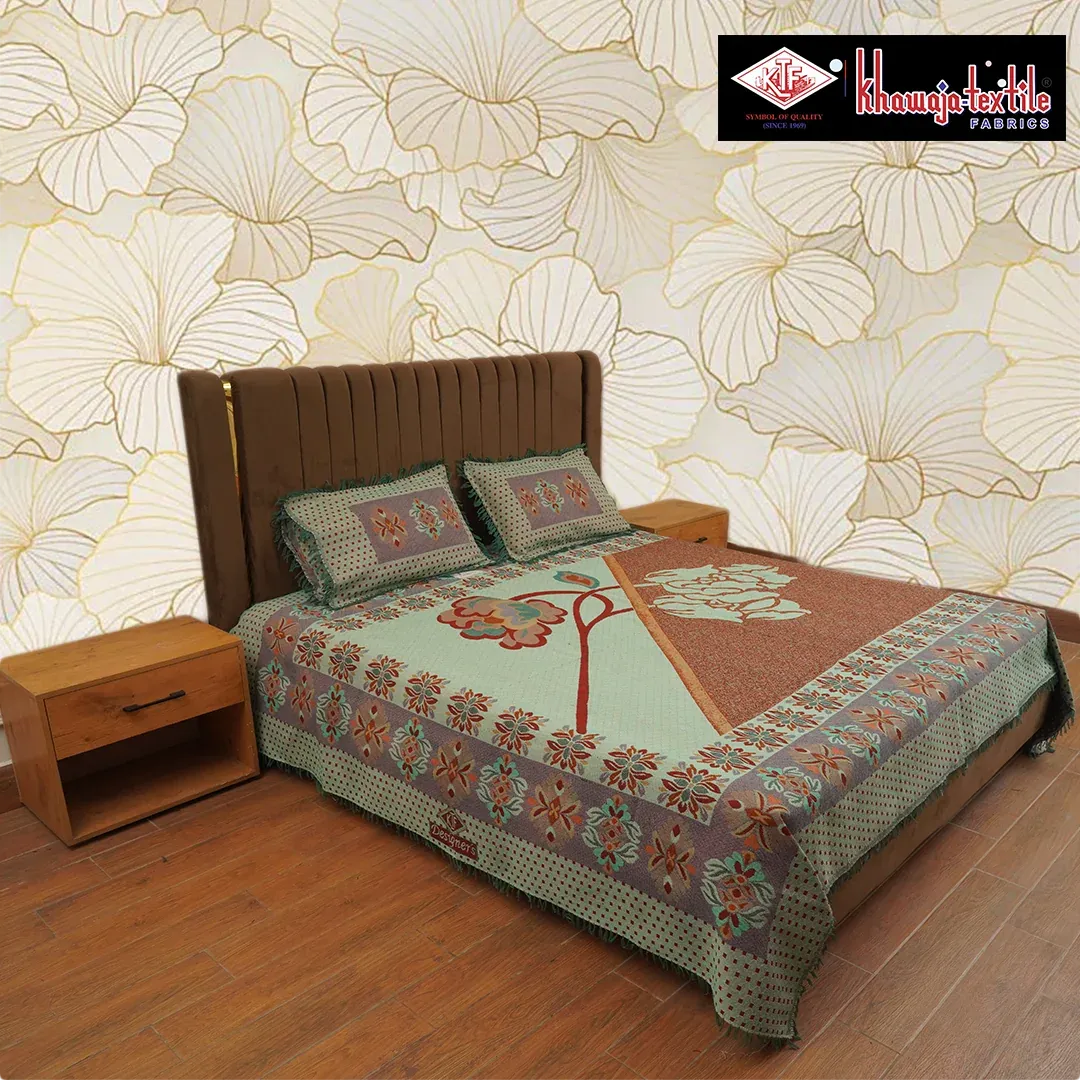 King Size Multani Bedsheet Designers by KTF Grand