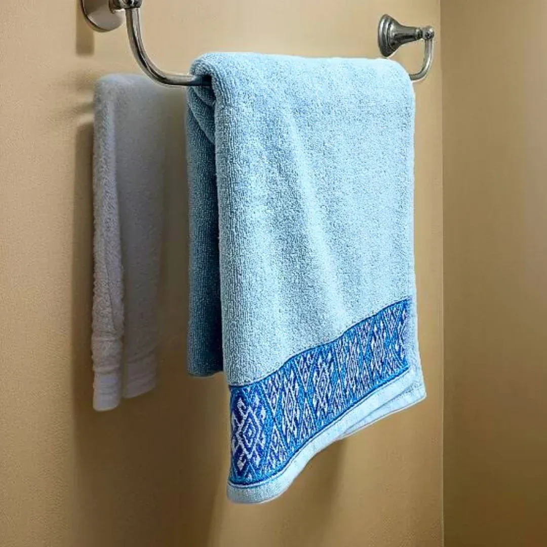 Pure Cotton Sky Blue 600 GSM Towel