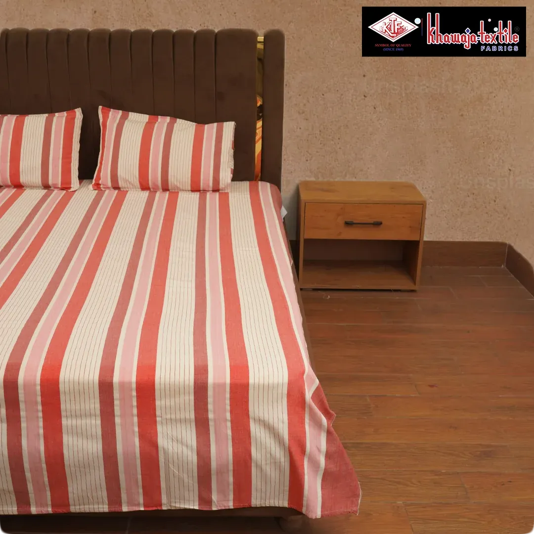King size Pure Cotton Bedsheet KT Lining