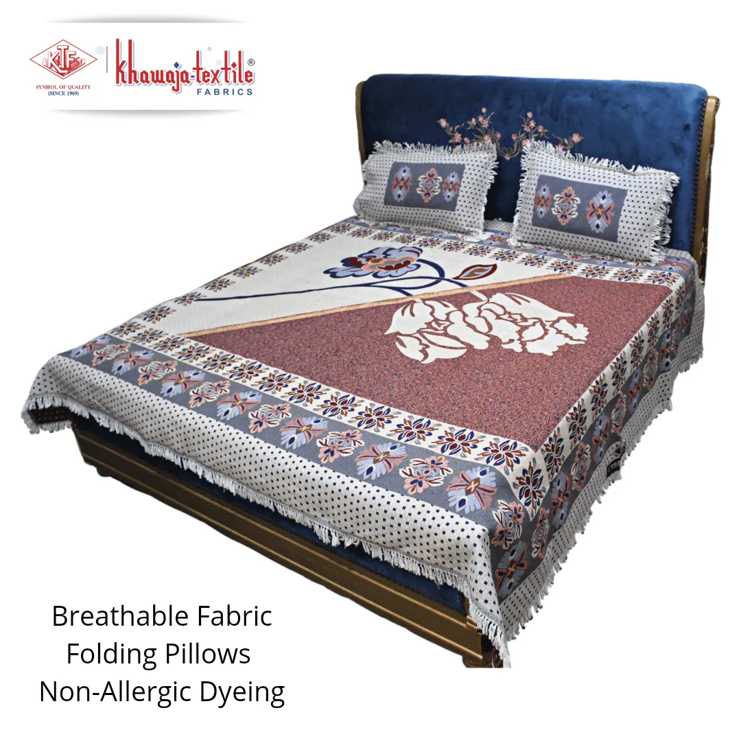 King Size Multani Bedsheet Designers by KTF Grand