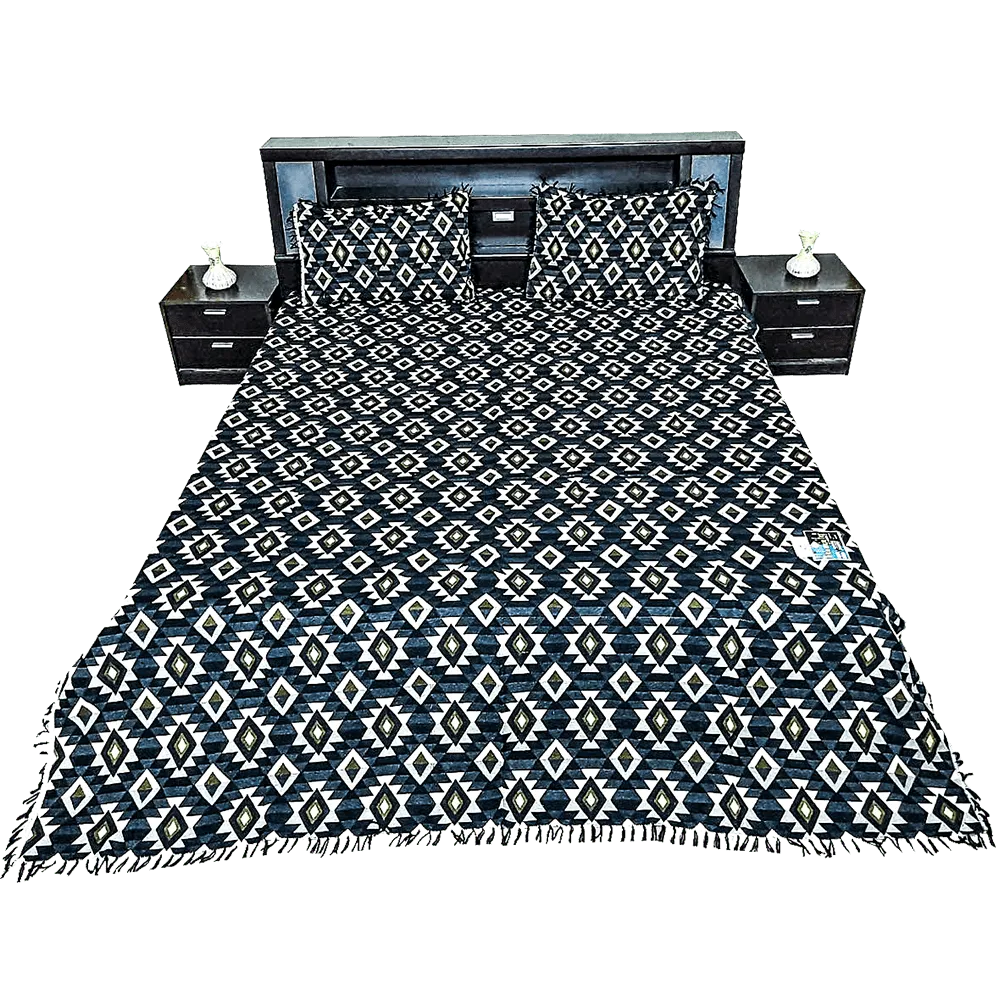 King Size Multani Bedsheet Khawaja Textile Plain A
