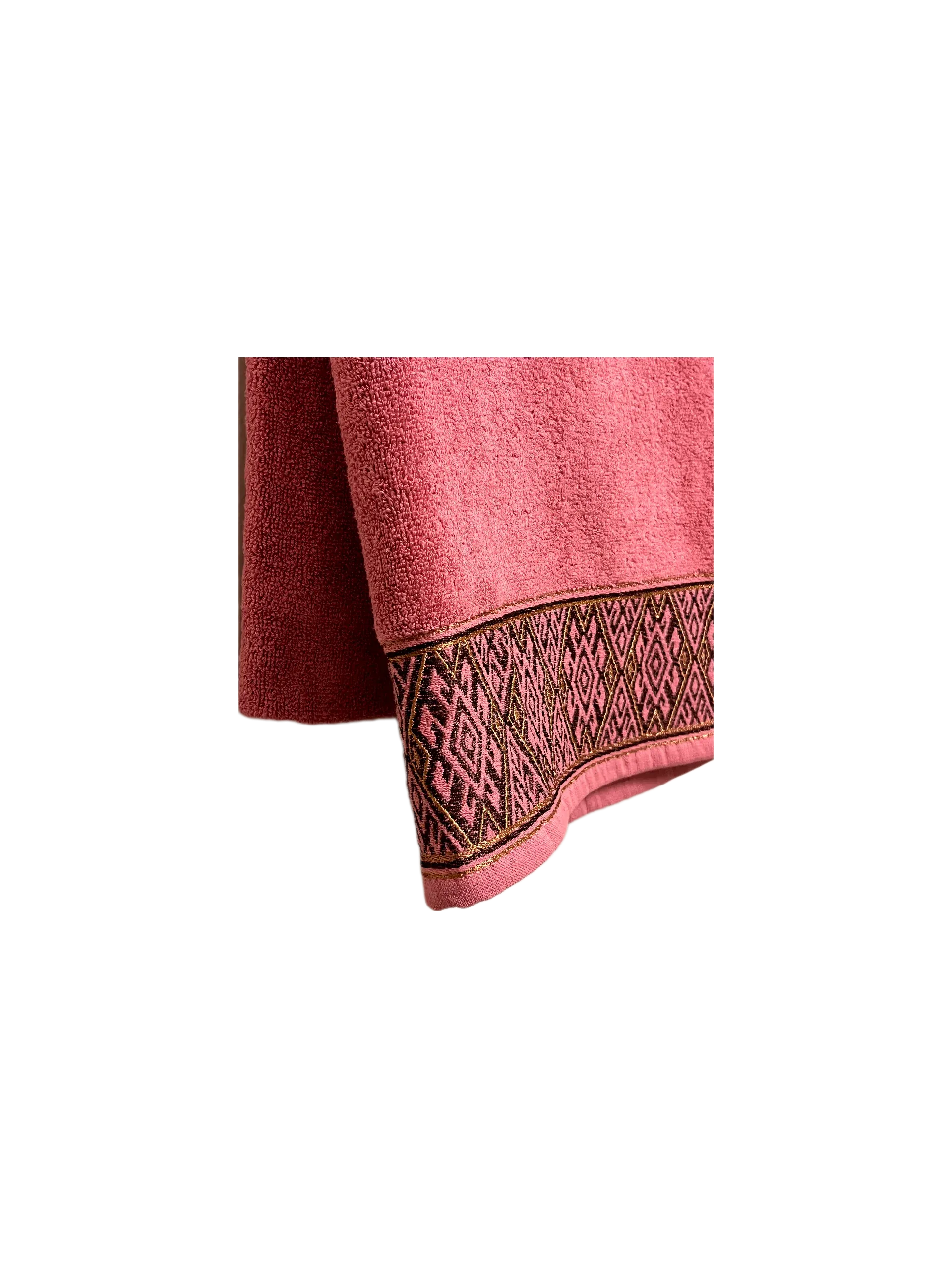 Pure Cotton Pink 600 GSM Towel - Image 2