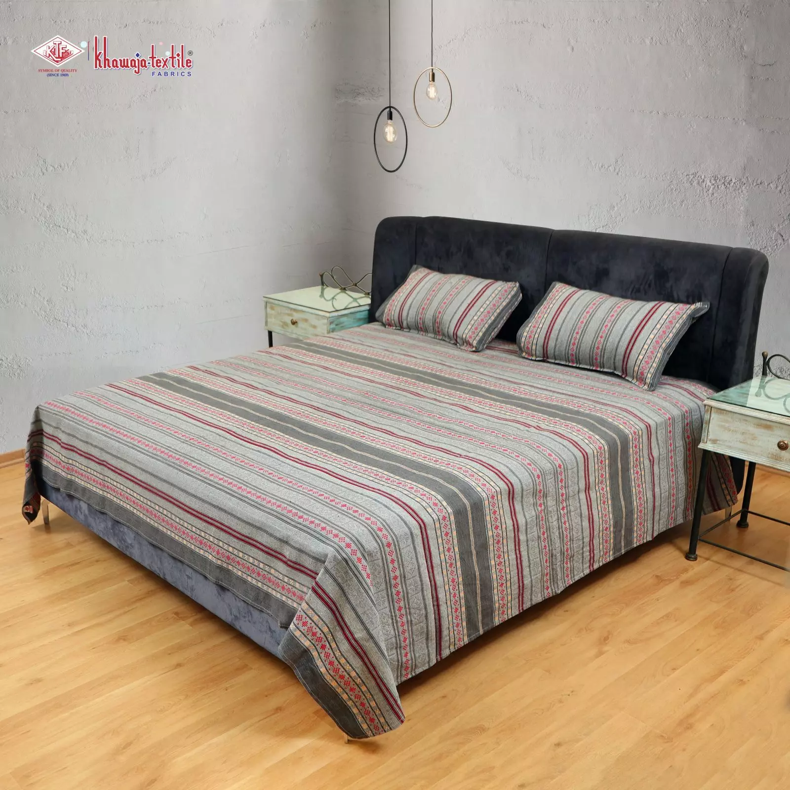 King Size Bedsheet Khawaja Textile # 634