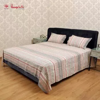 King size Khaddar cotton Bedsheet  #633